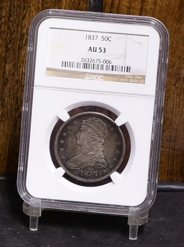 1837 Bust Half Dollar - NGC AU53 (#58544-L)