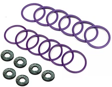 O-Ring Kit for Volvo D12 / D13 Injector Kit Set of 6 (External) with Washers