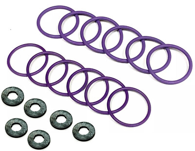 Volvo D12 D13 Fuel Injector O-Ring Kit Set of 6 External with Washers ...