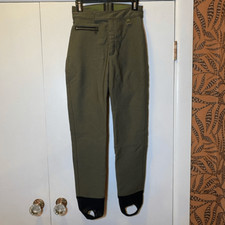 NILS Ski Snowboard Athletic Stirrup High Waist Pants Olive Green Women  s Size 6
