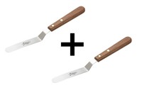Ateco 1385 Spatula Icing Frosting Spreader Decorating Tool - Wood Handle, 2-pack on sale Ateco 1385 Spatula Icing Frosting Spreader Decorating Tool - Wood Handle, 2-pack on sale