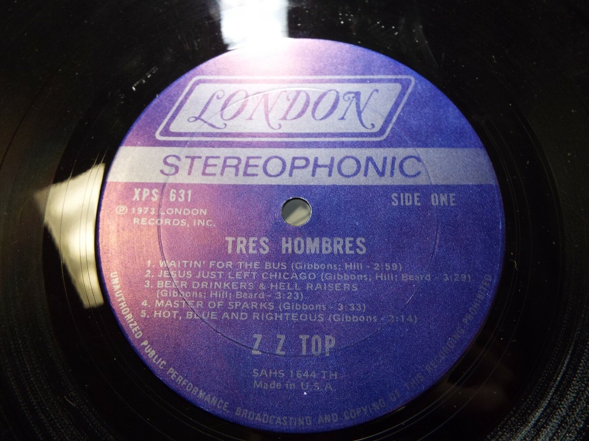 ZZ TOP TRES HOMBRES 1973 ROCK LP VINYL ALBUM | eBay