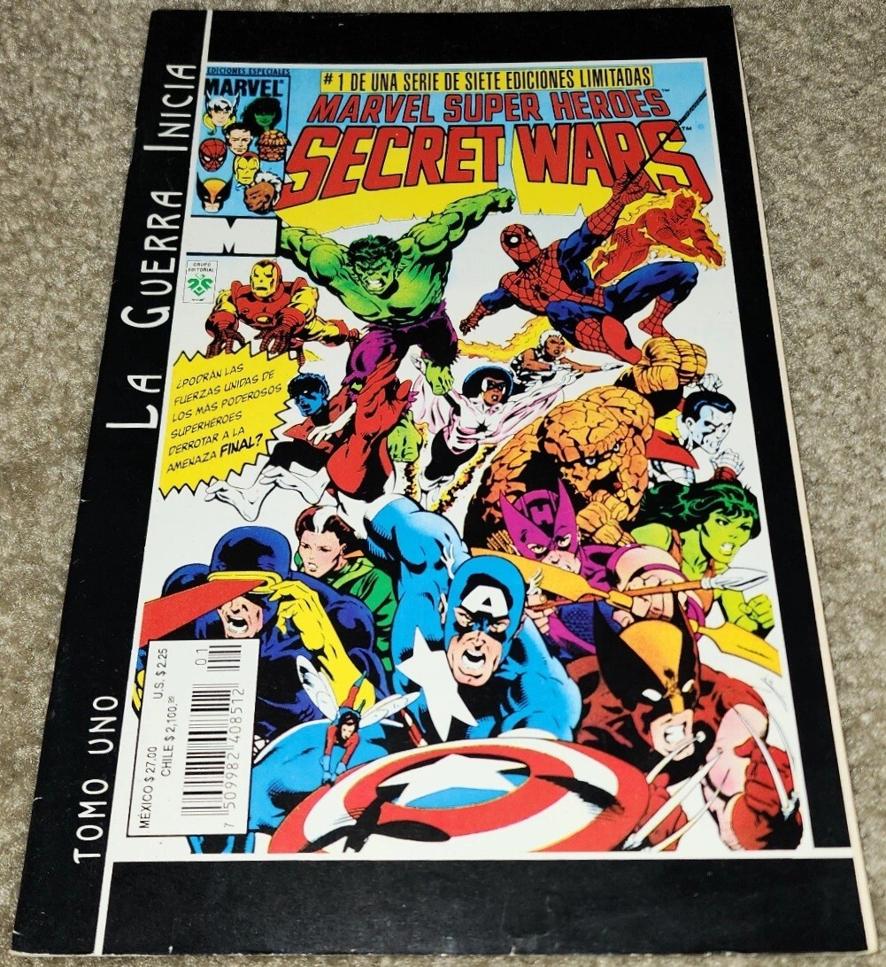 Rare HTF Marvel Super-heroes Secret Wars 1 MX 1st App 1984 2003
