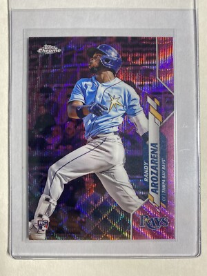 Randy Arozarena 2020 Topps Chrome Pink Refractor RC #U-35 Rookie Card