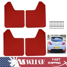 Red Mudguards Mud Flaps Splash Guards Mudflaps Fender Flares Dirty Universal US