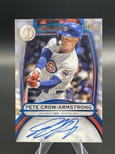 2025 Topps - Tribute Autographs Pete Crow-Armstrong #TA-PCA Blue /150 (AU)