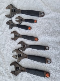 Bahco Adjustable Spanners 6" 8" 10" 12" Job Lot