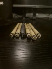 Sakura Pigma Micron Pens Black Ink, Pack of 5 With One Copic Multi Liner