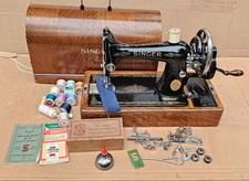 Beautiful Singer 99K Hand crank Vintage Sewing machine FOR LEATHER, DENIM, DRILL