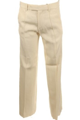 PHOEBE PHILO CREME SEIDE WEITES BEIN HOSE FR 36 UK 8
