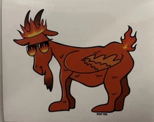 Goat USA Red Dragon Sticker Single Pack- Free Shipping