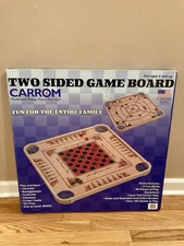 Carrom Two Sided Game Board New