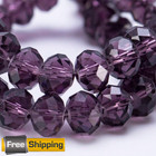 60pcs Faceted Crystal Beads Clear 8mm Glass Bead for DIY Bracelet Jewelry Making