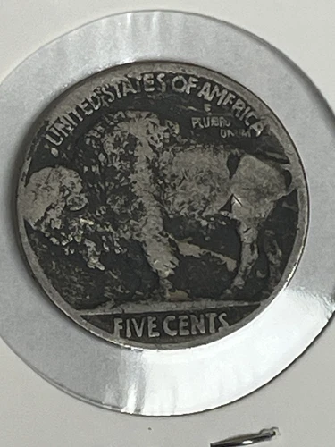 1924 P Buffalo Indian Head Nickel Philadelphia Mint Dark Tone Free Shipping