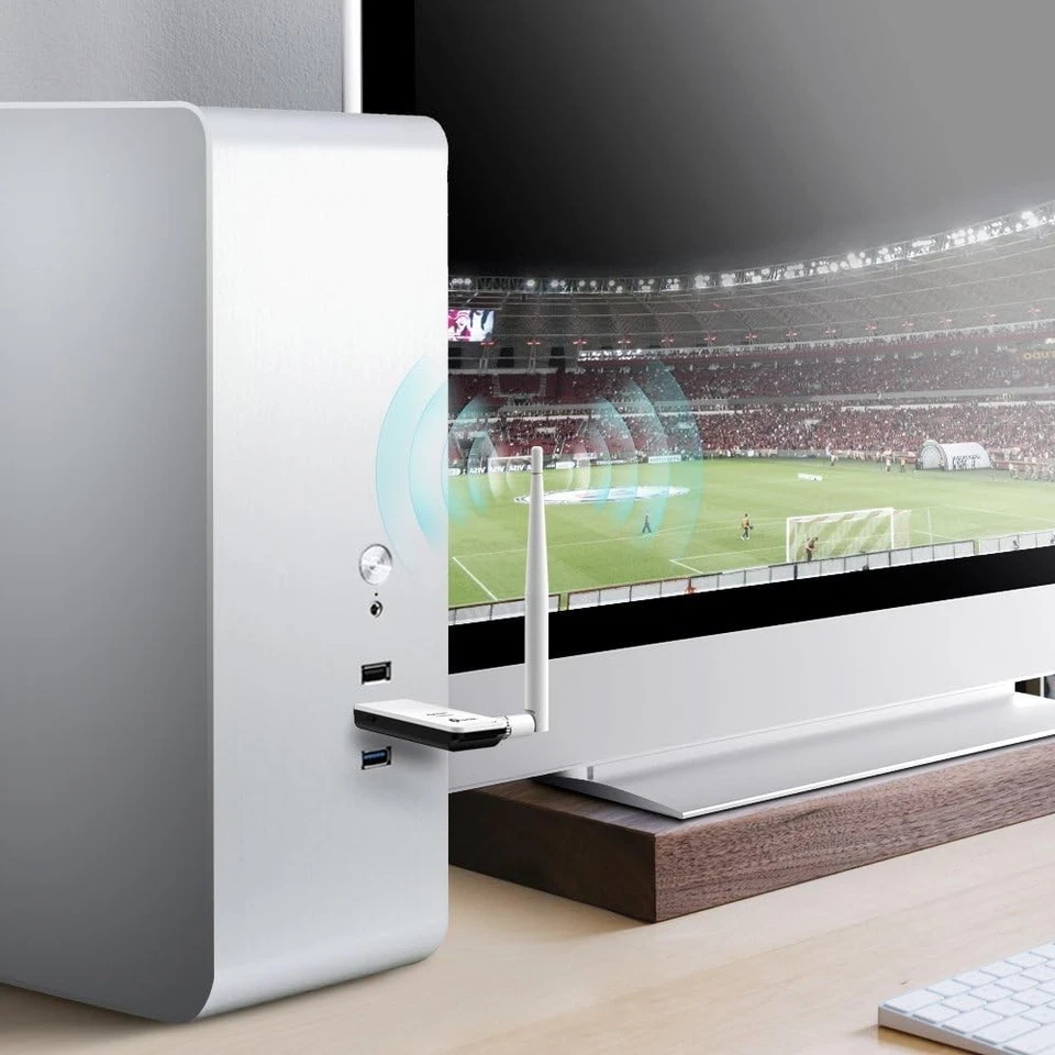 TP-LINK TL-WN722N 150 Mbps High Gain Wireless USB Adapter - White V2 Version 150 - Image 3 of 4