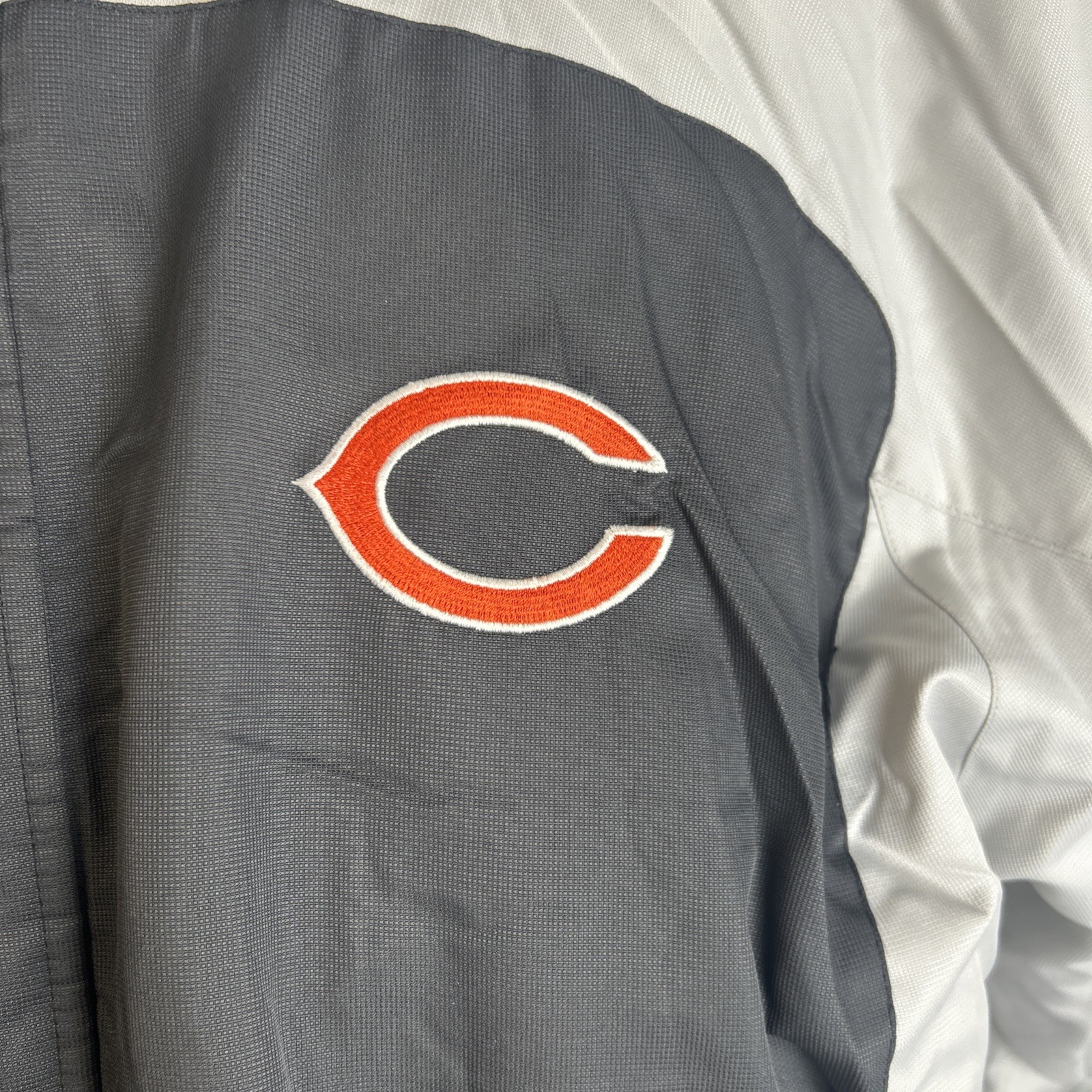 Vintage NFL Reebok Chicago Bears Hooded Lined Full Zip Coat Jacket Mens Size XL thumbnail 6