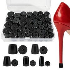 20 PCS 5 Size round Heel Cap Replacement Kit,Heel Caps for High Heels,Daily Outd