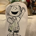Peanuts Lucy Van Pelt Medium Plush Pillow Washable White Black 14-24 in — photo 2