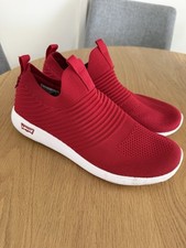 Zapato Deportivo Levi's Para Hombres 10 Drifter Logo Informal Suela de Goma Tejido Moda Sin Cordones