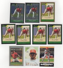 Erick Aybar 10-Card Lot STAR ROOKIE RC CHROME GOLD ANGELS NM-MT LOL-A-1