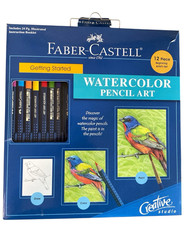 Faber Castell Watercolor Pencil Art 12 Piece Beginning Artist's Set 800094