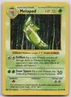SHADOWLESS Pokemon Card Metapod Common Base Set (Shadowless) 054/102 LP Vintage