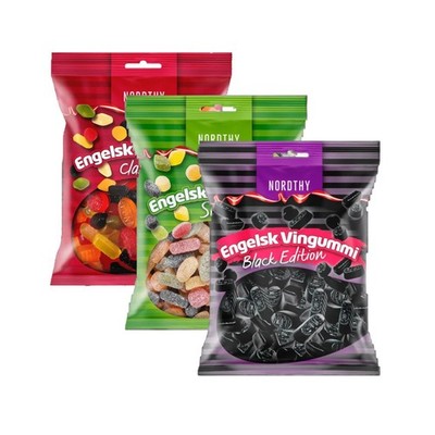Nordthy Eng.Weingumm, Eng.Weingumm Sauer & Eng.Weingummi BLACK Edition 3x 300g
