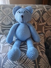 Large Hand Crocheted Teddy Bear