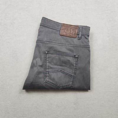 Marlboro Classics Vintage Herren Jeans Hose W38 L34 Denim Grau Slim Straight 90s