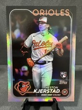 Heston Kjerstad Orioles Rookie Rainbow Foil US86 2024 Topps Update Orioles Card