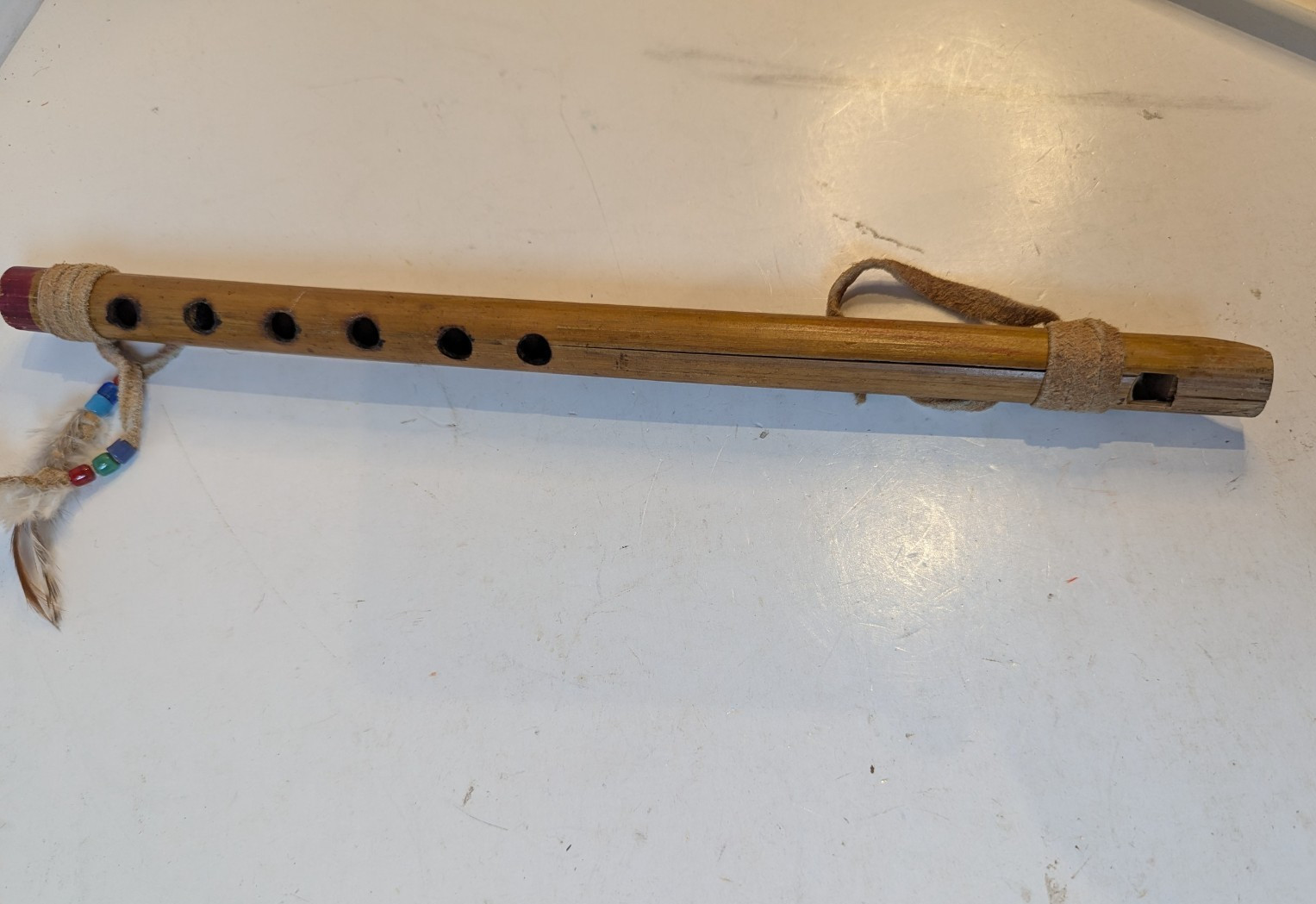 Vintage Native American Indian Flute Whistle Instrument Old Antique Handcrafted