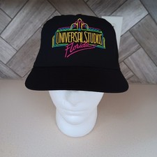 Vintage NEW 90’s Universal Studios Florida Strap Back Hat Cap Made In USA RETRO