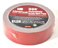 Nashua Professional Grade Duct Tape 398 1.89" x 60.1 Yards x 11 Mil Red Adhesive