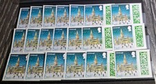 20xUnfranked 2ndClass Barcoded Xmas2024 Stamps Off Paper No Gum FaceValue=�18.20