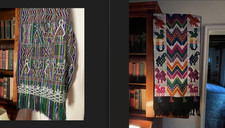 Guatemalan Textile Bundle: Vintage Huipil Panel  Colorful Wall Runner