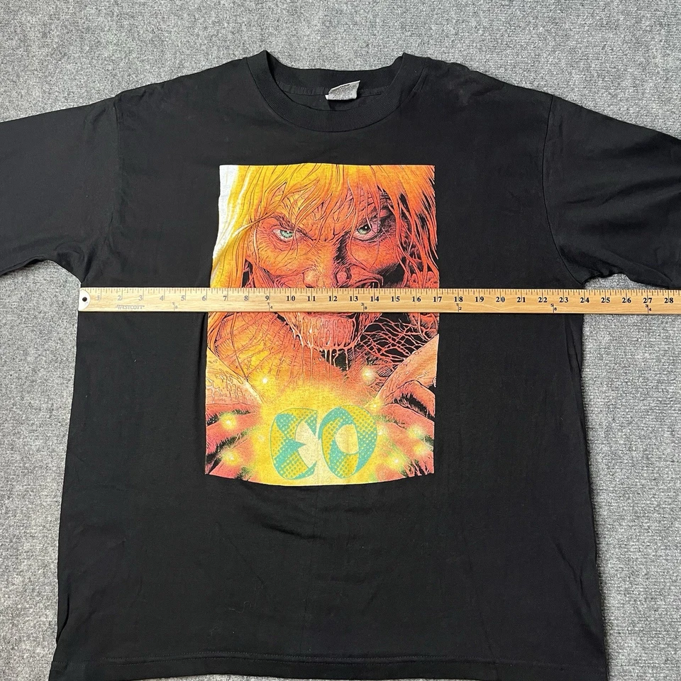 Винтажная футболка EO Comic Book промо мужская L одинарный шов 1990-е футболка ужасов РЕДКАЯ - Изображение 4 из 4
