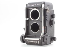 PRO f 【 Presque comme neuf 】 Appareil photo reflex argentique 6x6 Mamiya C220...