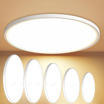 LED Deckenlampe Panel Deckenleuchte Schlafzimmer Bad Wohnzimmer Flurlampe IP44