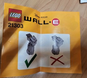 ​LEGO Ideas Original Box Seal 21303 WALL-E - MISB + Rework Kit, Rare Manual & Letter