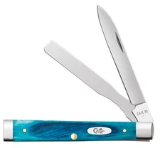 Case xx Knives Baby Doc Sawcut Caribbean Blue Bone 25582 Stainless Pocket Knife