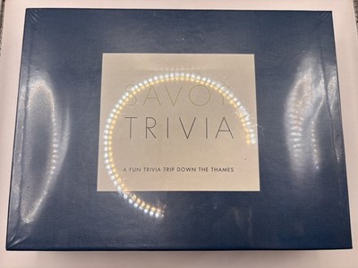 Savoy Trivia maßgeschneidertes Brettspiel Allgemeinwissen Reise die Themse hinunter Neu 