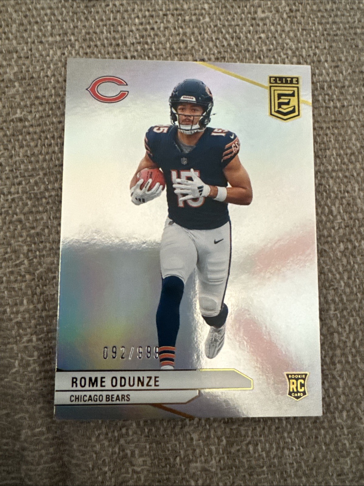 2024 Panini Donruss Elite - Rookies Rome Odunze #103 /999 (RC) Bears