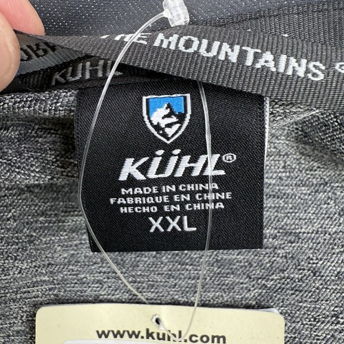 Kuhl Jacket Mens 2XL Gray Klash Softshell Water Resistant Full Zip Outdoors NEW - Picture 13 of 17