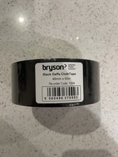 BLACK CLOTH GAFFA DUCT TAPE 48mm x 50mtrs