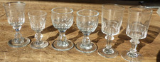 LOT DE 6 ANCIENS VERRE A LIQUEUR / DIGESTIF  AUTRE ..