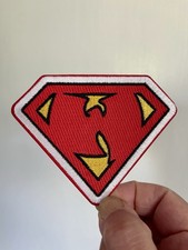 Wu-Tang Iron on Patch White Yellow Red Black Embroidered Hip Hop Rap Batman