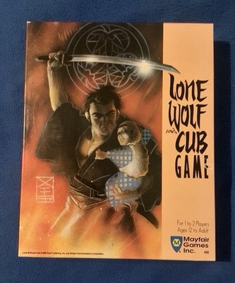 Lone Wolf & Cub 1989 Manga Board Game Mayfair Complete Open Box   Opened Unused