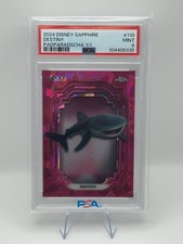 2024 Topps Chrome Disney Sapphire #110 Destiny Padparadscha 1/1 PSA 9