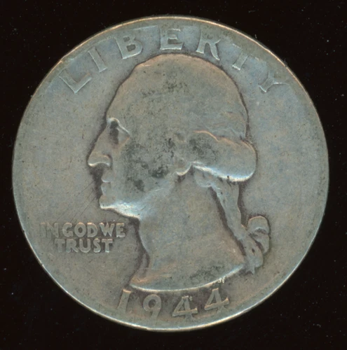 1944 P Washington Quarter KM #164  0.900 Silver 0.1808 oz Act. Silver Weight