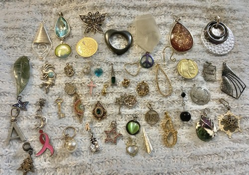 Lot Of 48 Pendants And Charms